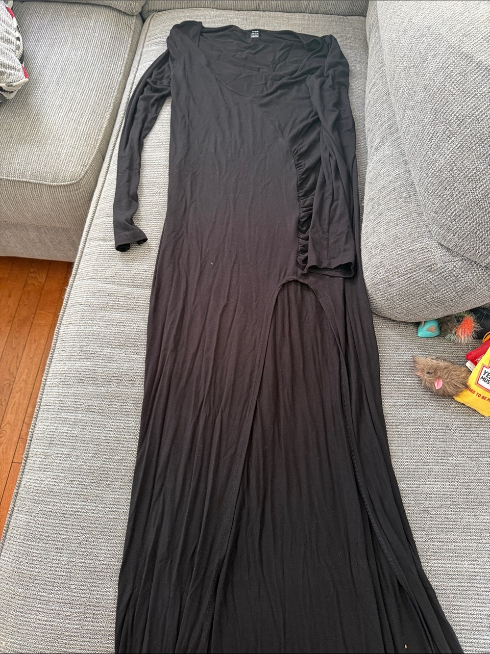 Long black dress